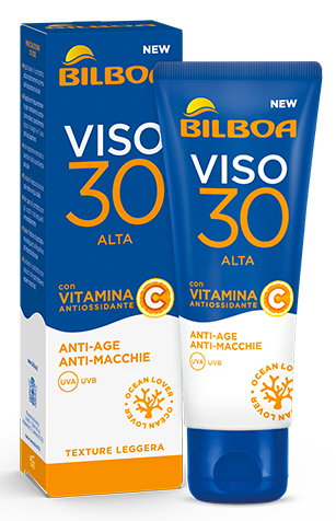 Crema Solare Viso Protezione 30 con Vitamina C